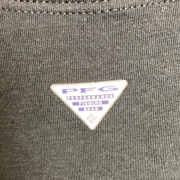 Columbia PFG Cotton Blend Maxi Dress XL Black Hike Camping Fishing Granola Girl - Picture 11 of 16